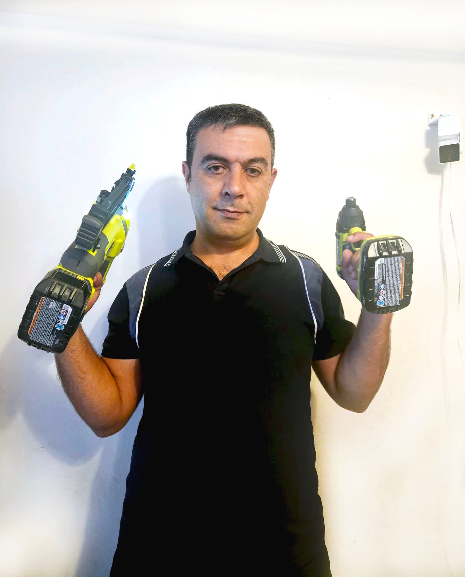 Handyman working