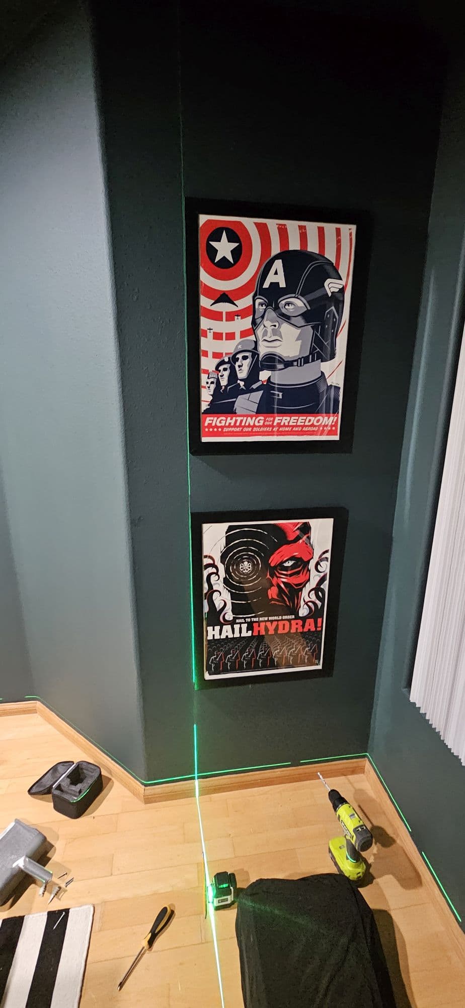 Artwork & Mirror Hanging work example 3
