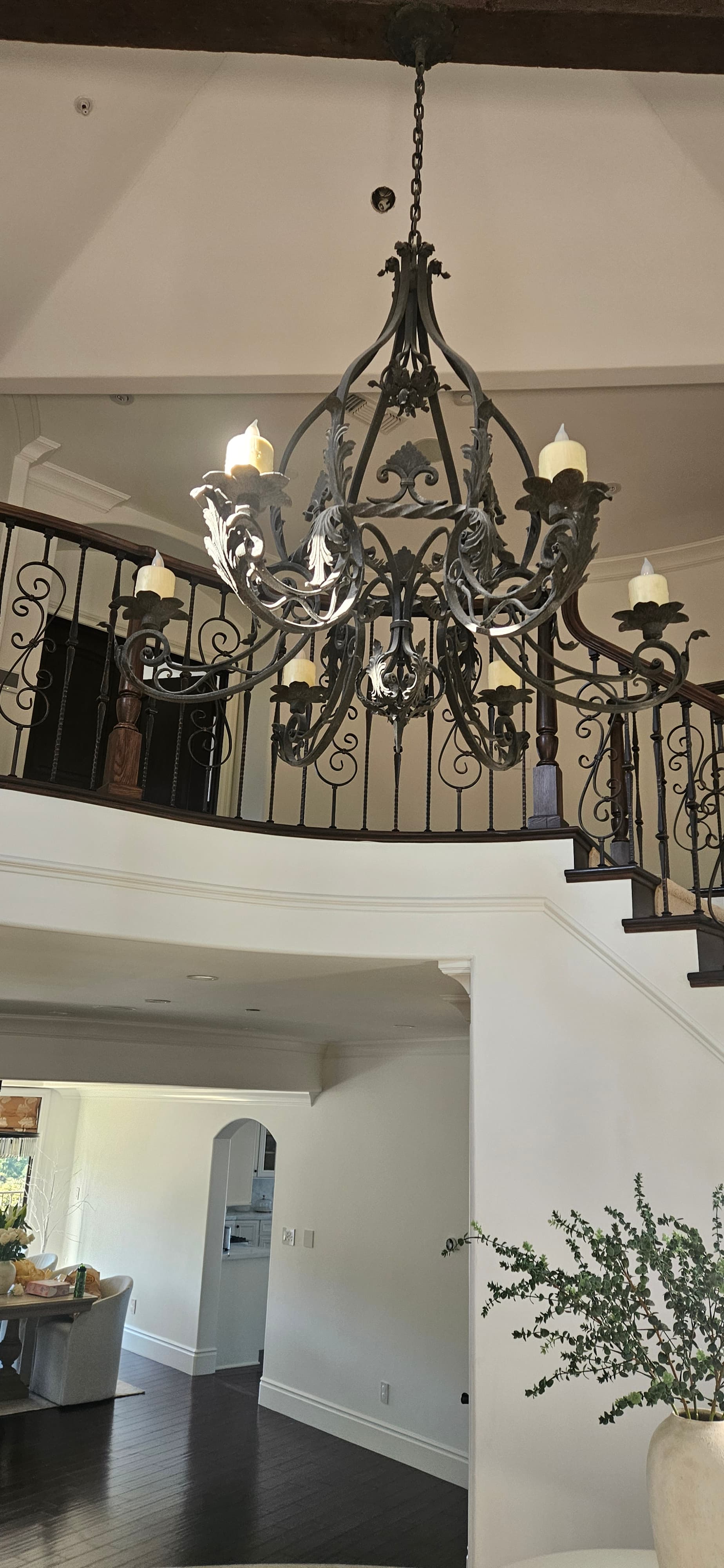 Ceiling light fixture update