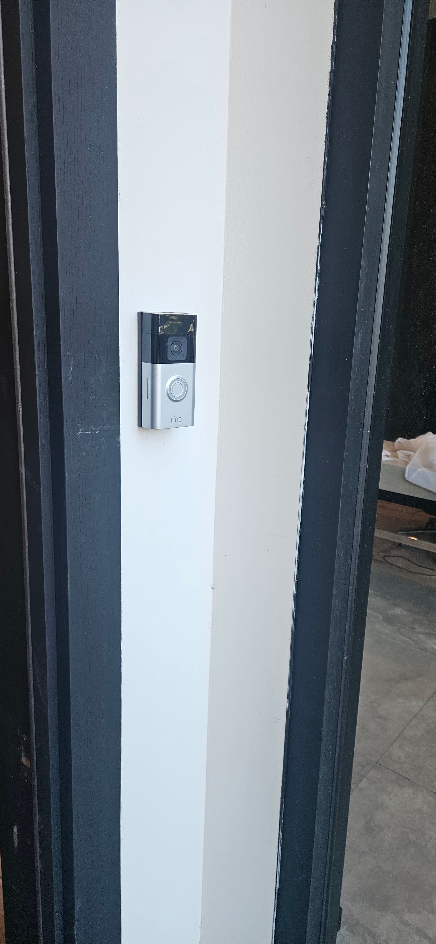 Smart doorbell camera installation